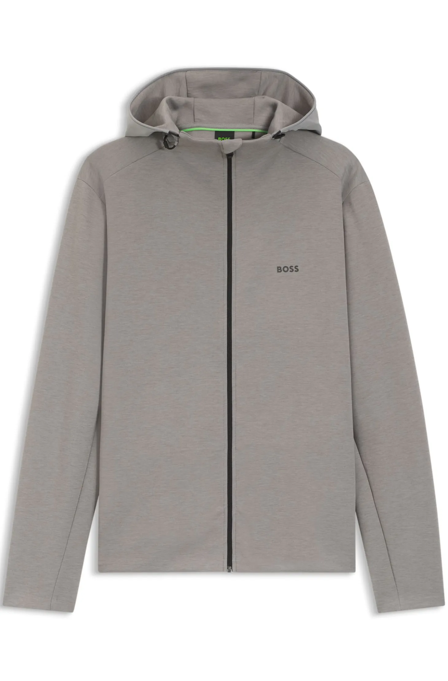 Active odour-control hooded jacket with reflective details