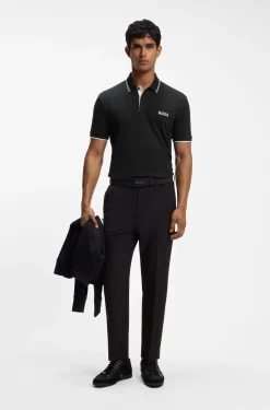 Active Paddy regular-fit polo shirt in quick-dry stretch piqué
