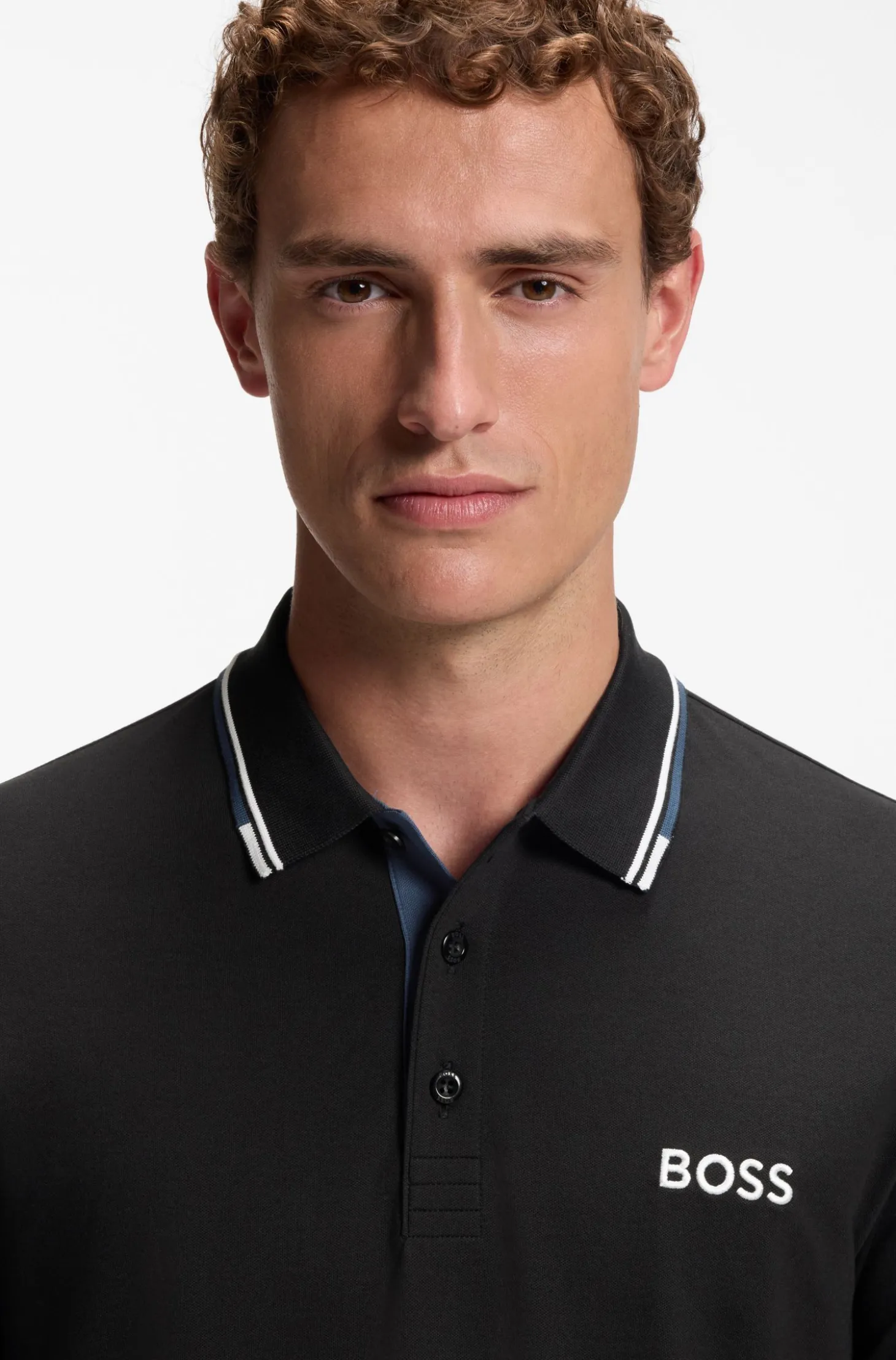 Active Paddy regular-fit polo shirt in quick-dry stretch piqué