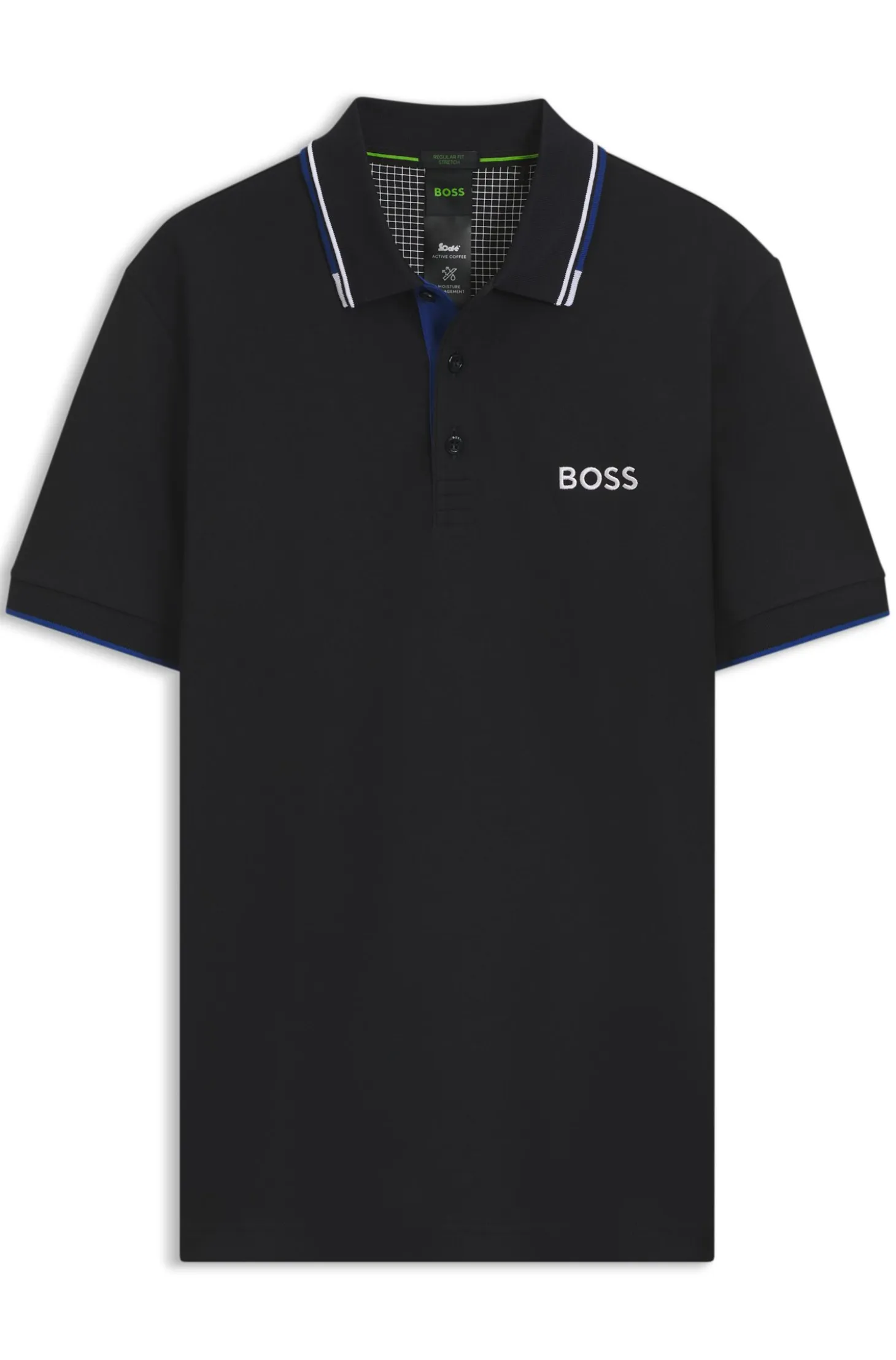Active Paddy regular-fit polo shirt in quick-dry stretch piqué