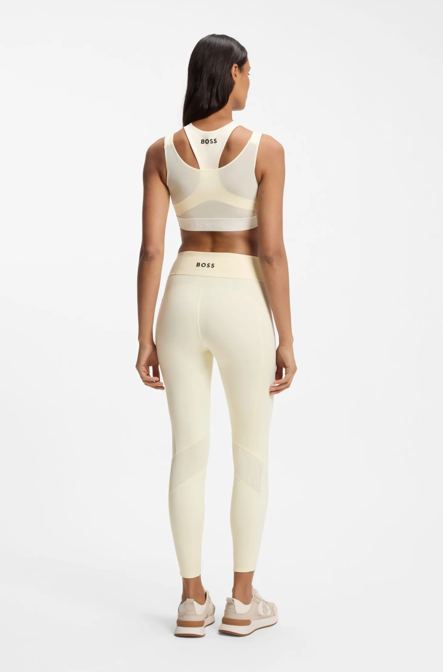Active performance-stretch leggings with moisture management