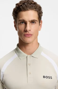 Active Quick-dry slim-fit polo shirt in stretch fabric