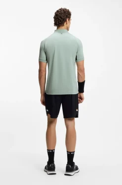 Active Quick-dry slim-fit polo shirt in stretch fabric