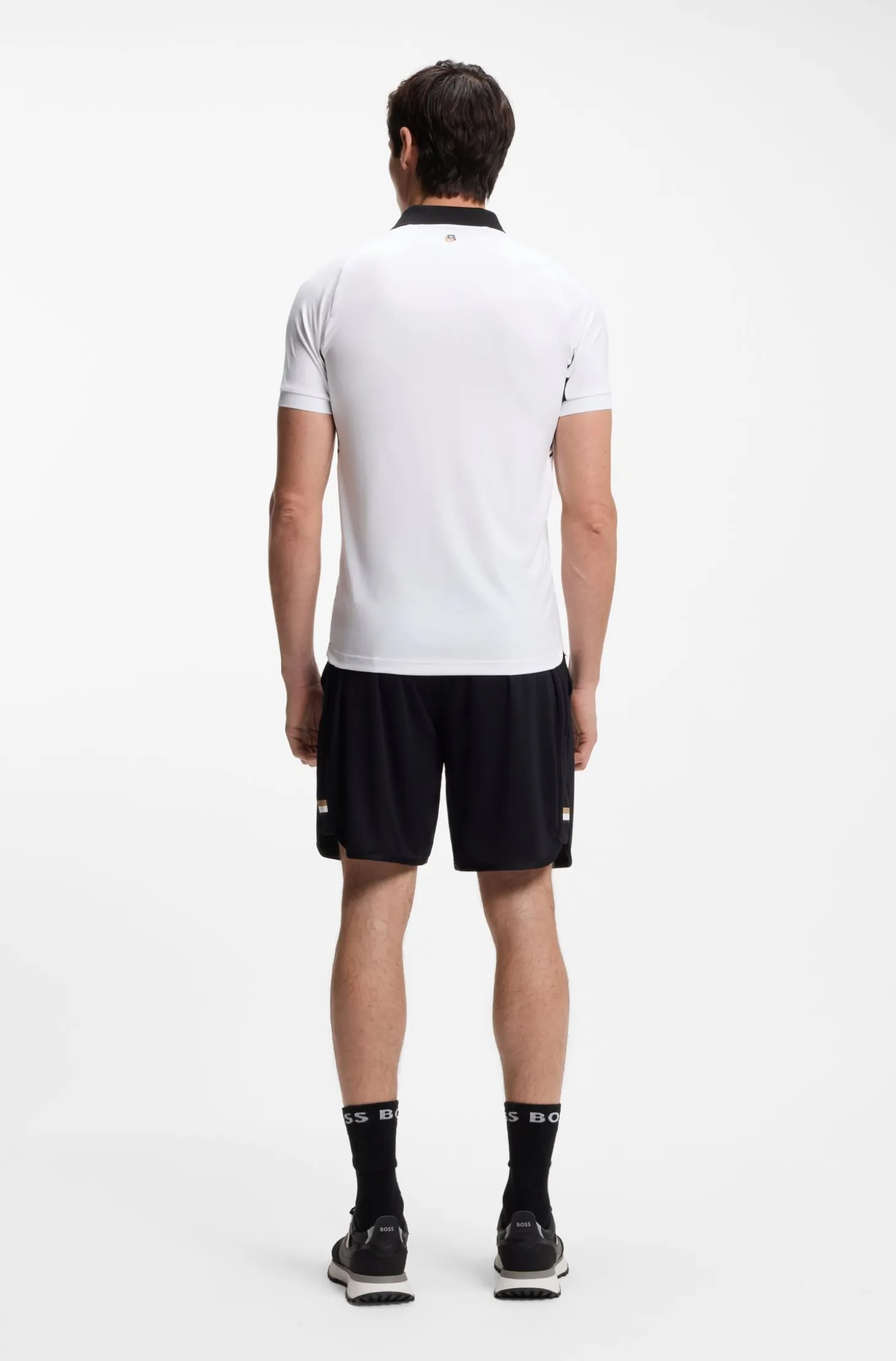 Active Quick-dry slim-fit polo shirt in stretch fabric
