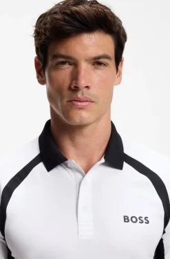 Active Quick-dry slim-fit polo shirt in stretch fabric