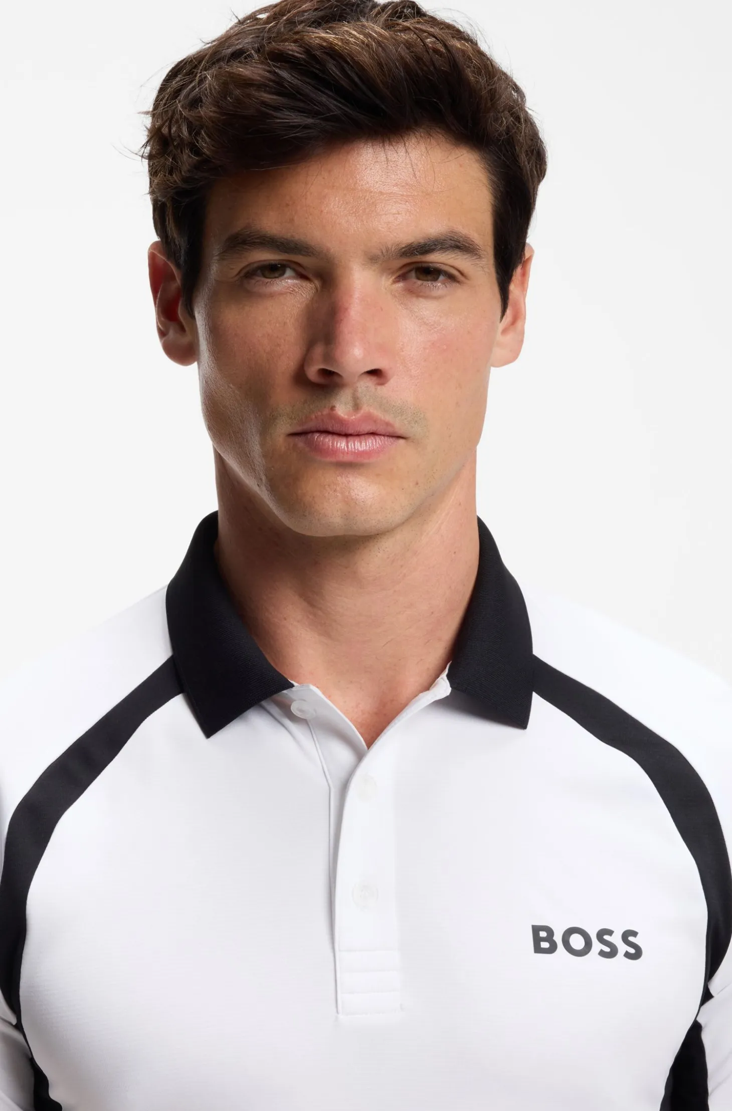 Active Quick-dry slim-fit polo shirt in stretch fabric