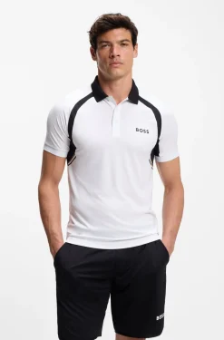 Active Quick-dry slim-fit polo shirt in stretch fabric