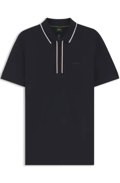 Active Slim-fit polo shirt in moisture-wicking stretch cotton