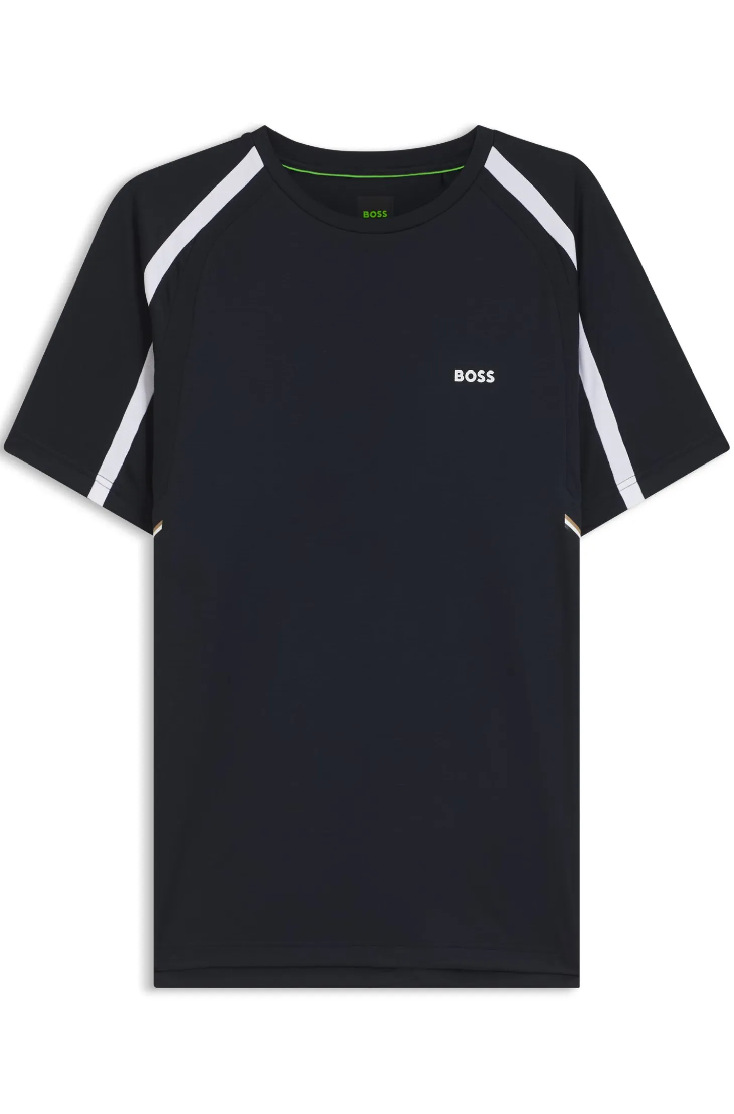 Active Slim-fit T-shirt in stretch fabric with contrast inserts