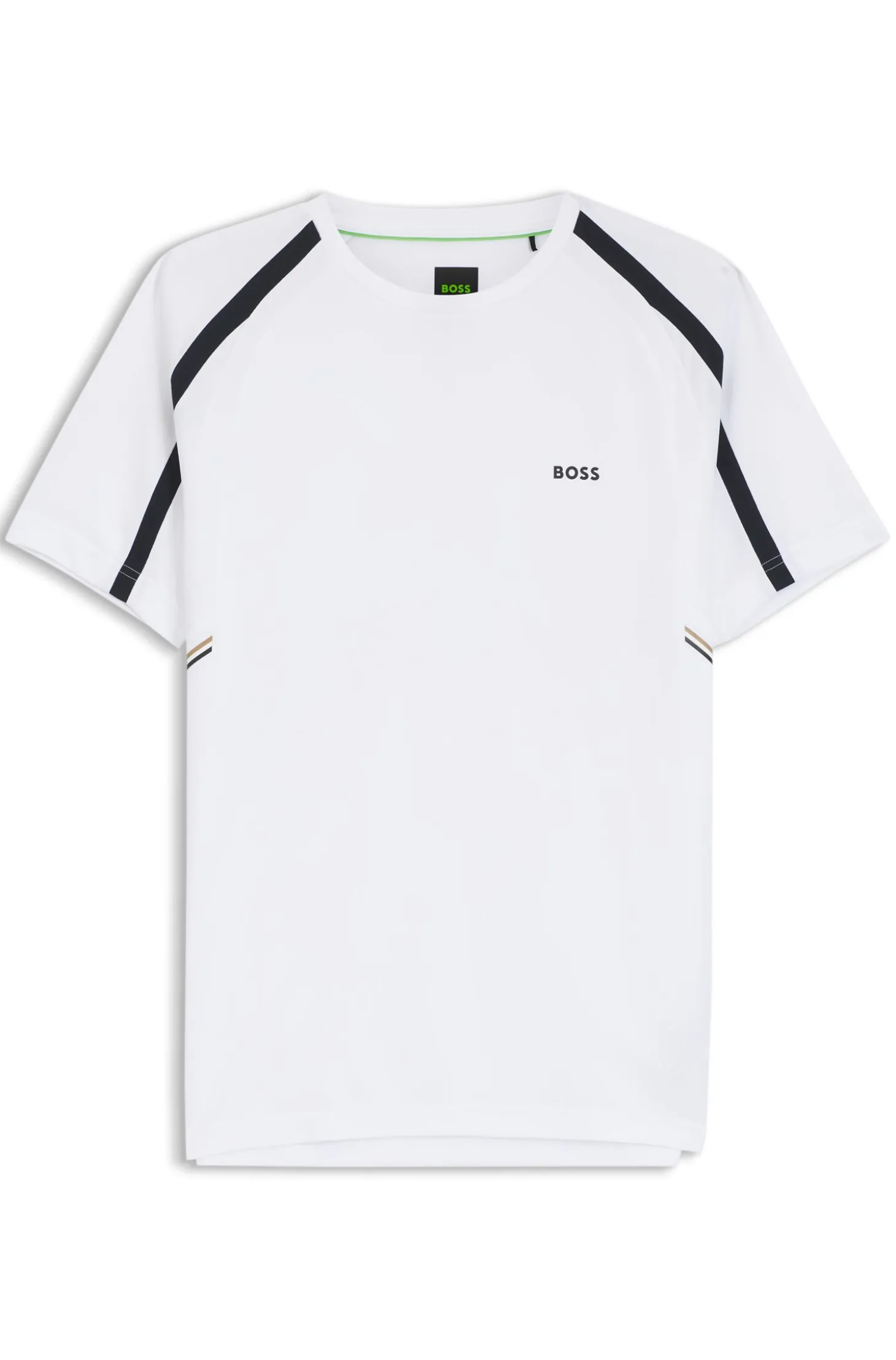 Active Slim-fit T-shirt in stretch fabric with contrast inserts