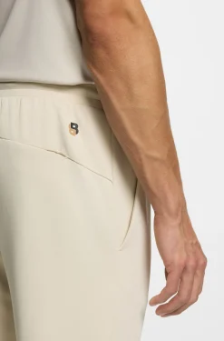 Active Stretch-gabardine tracksuit bottoms with zipped hems