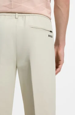 Active tapered-fit trousers in water-repellent stretch fabric