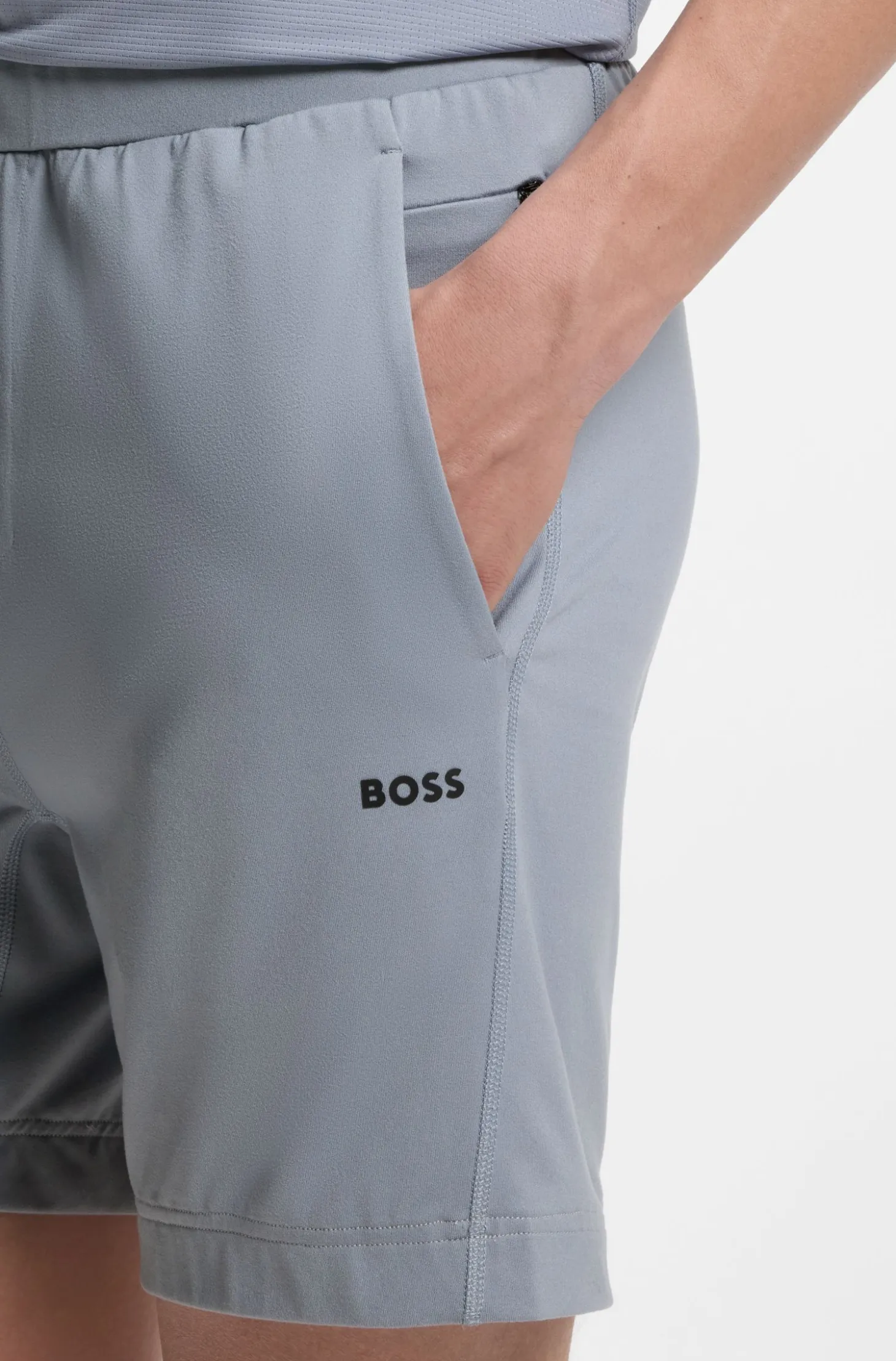 Active training shorts in quick-drying fabric