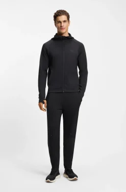 Active Zip-up hoodie with reflective branding