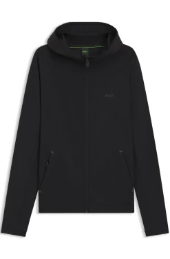 Active Zip-up hoodie with reflective branding