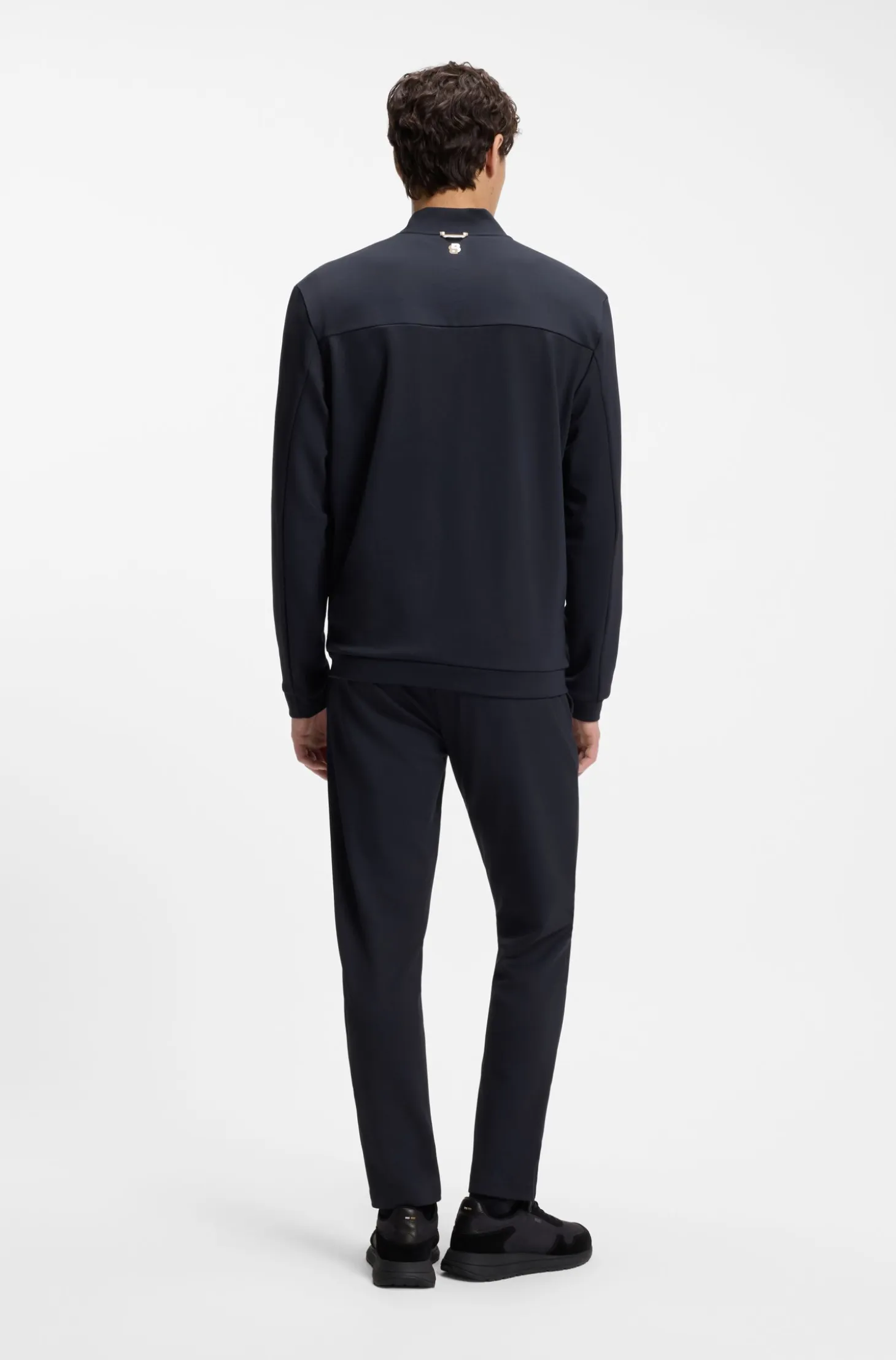 Active zip-up sweatshirt with moisture management