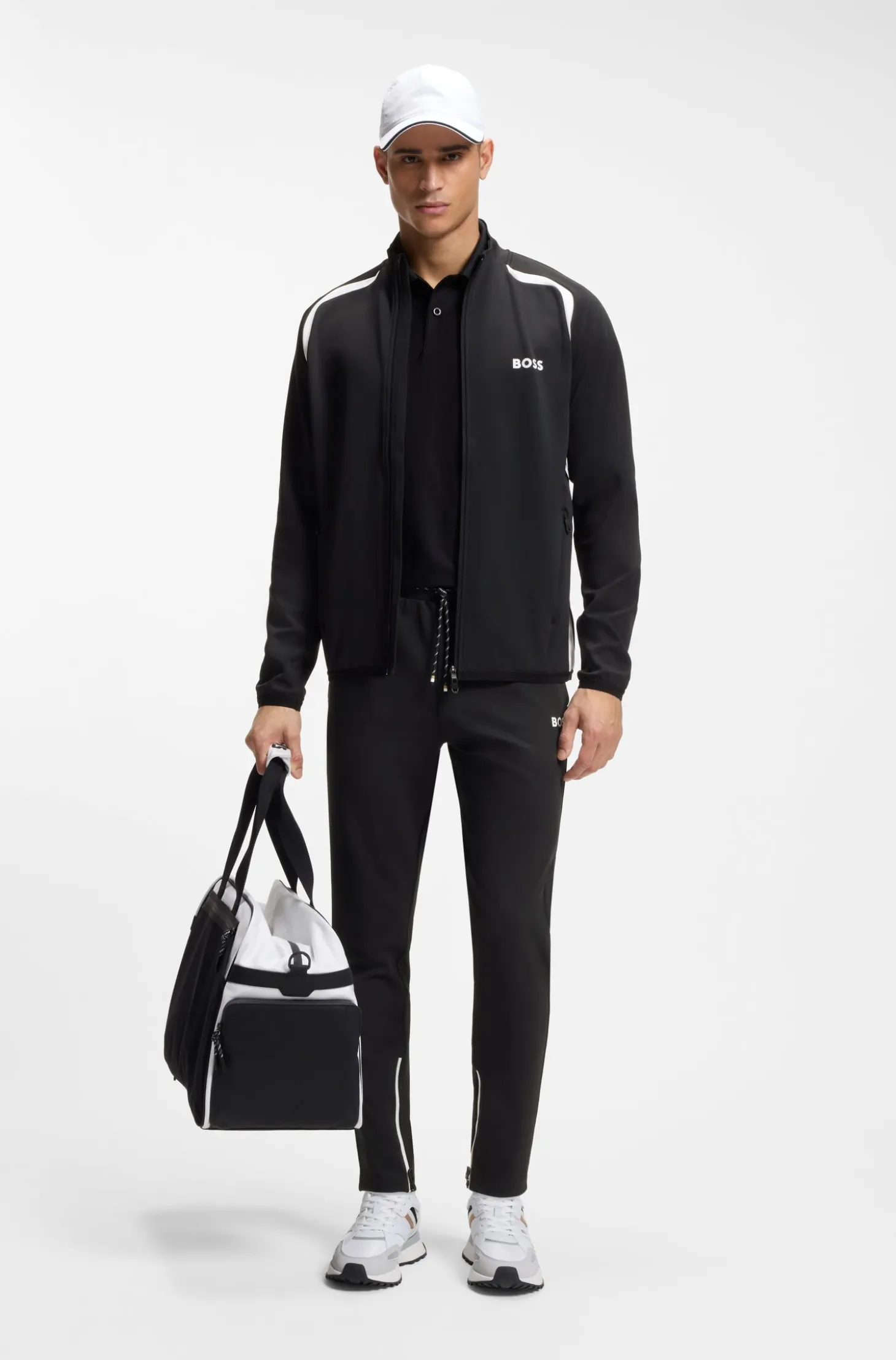 Active Zip-up sweatshirt with temperature-regulating performance