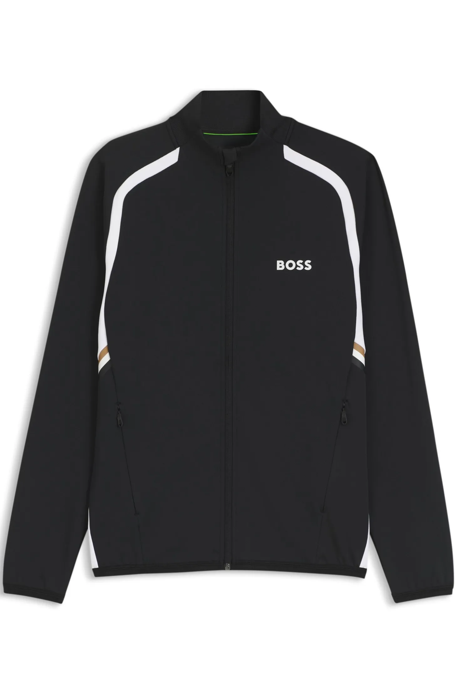 Active Zip-up sweatshirt with temperature-regulating performance