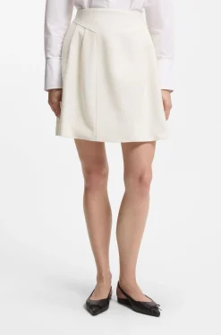 A-line skirt in sparkly bouclé