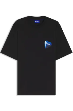 All-gender Cotton-jersey T-shirt with heart logo
