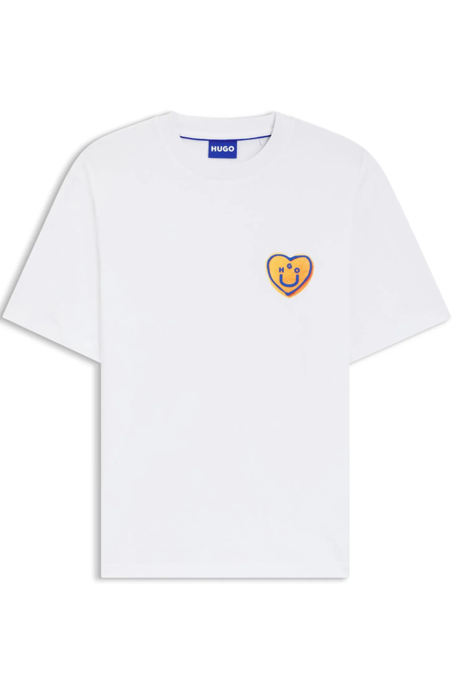 All-gender Cotton-jersey T-shirt with heart logo