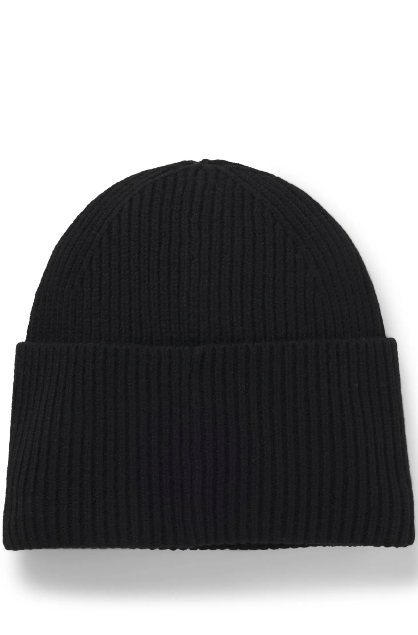 All-gender logo beanie hat in a wool blend