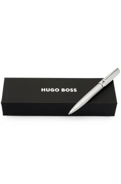 A5 monogram-pattern notebook and ballpoint pen set