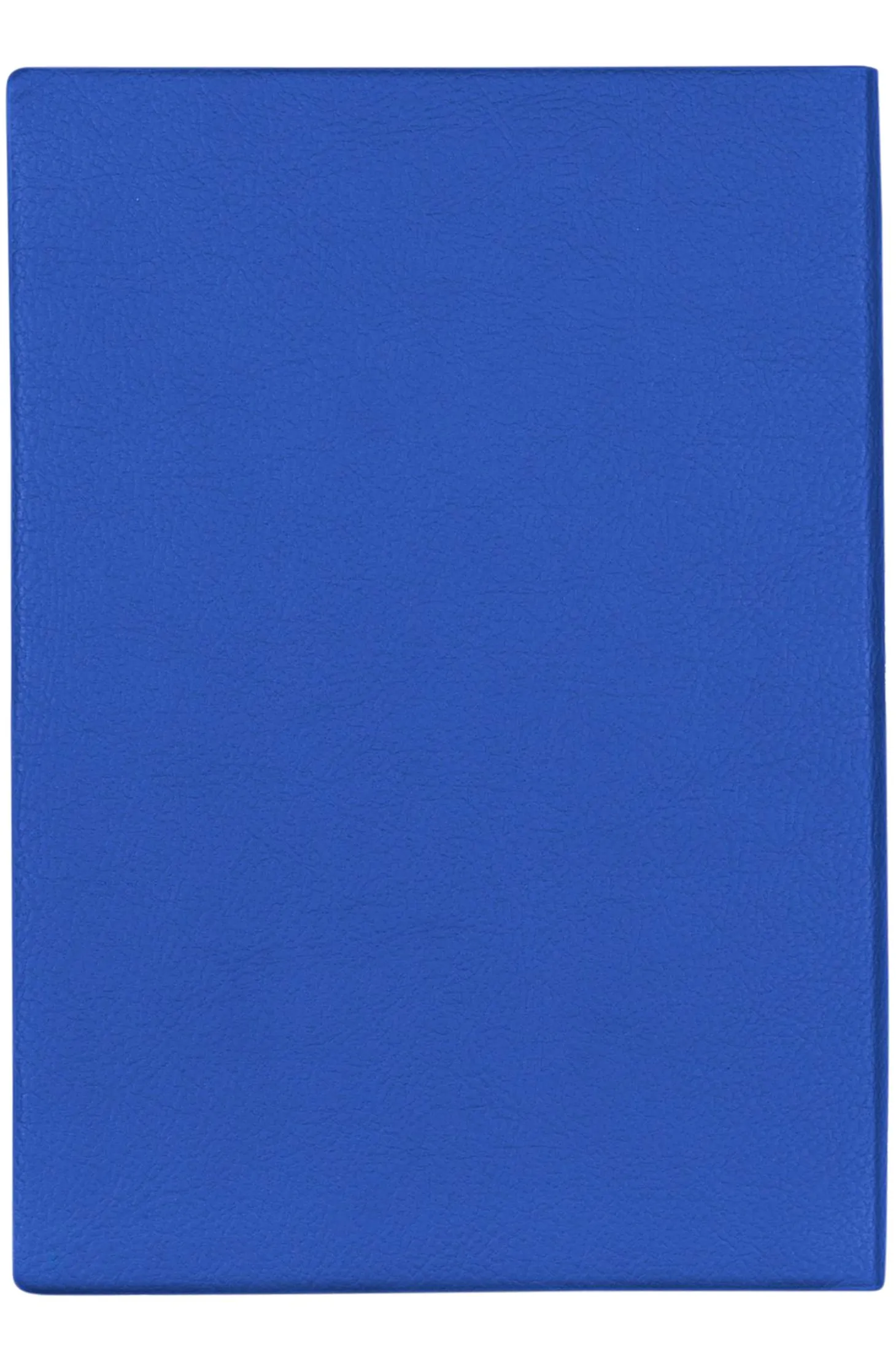 A5 notebook in blue faux leather
