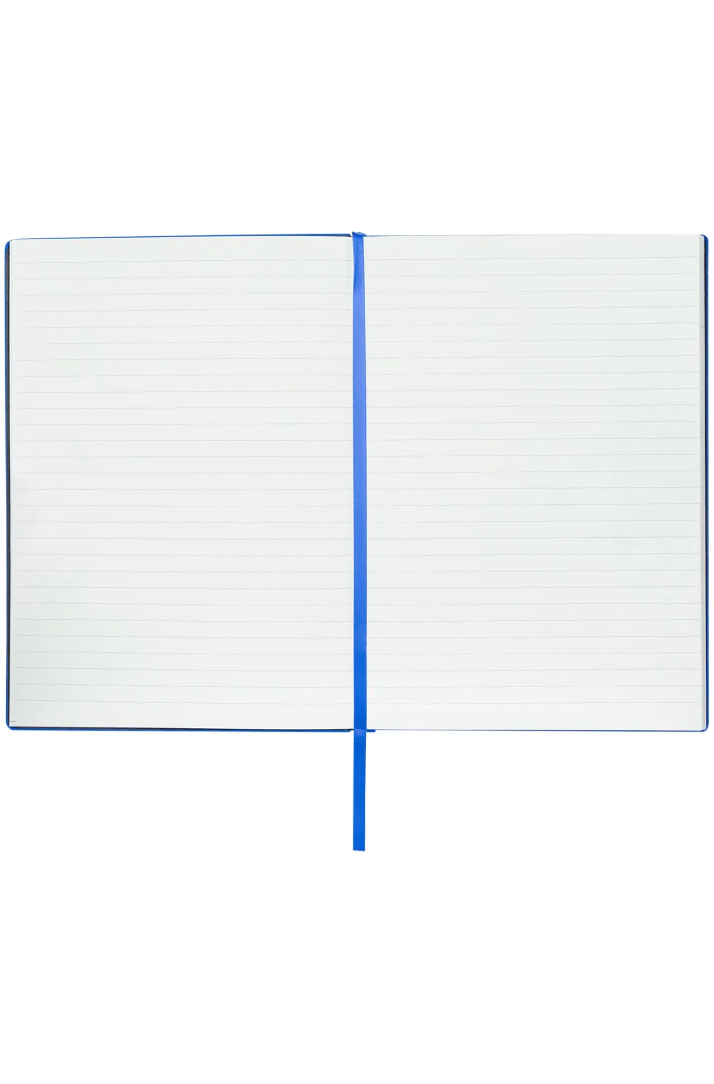 A5 notebook in blue faux leather
