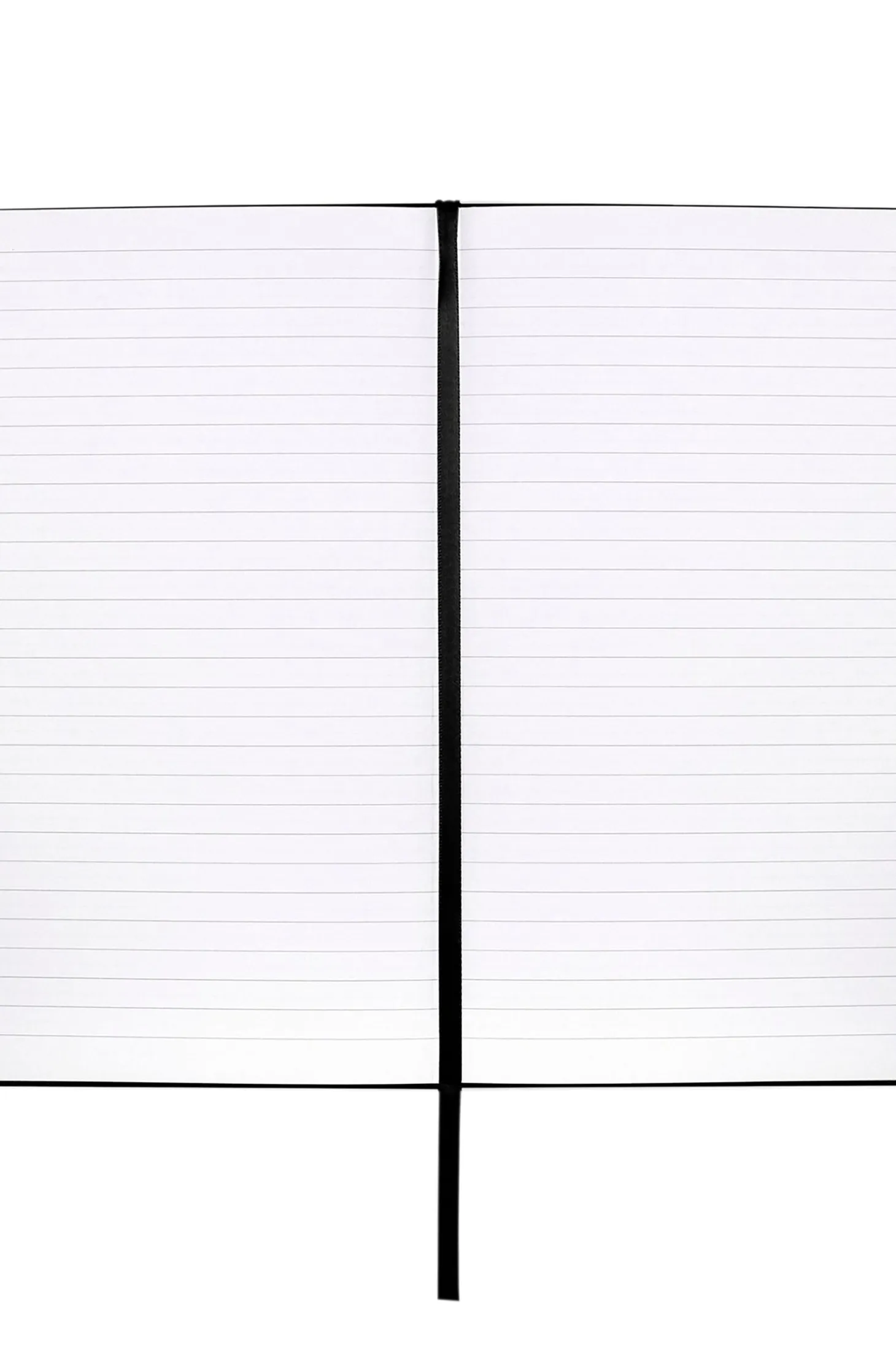 A5 notebook in white faux leather