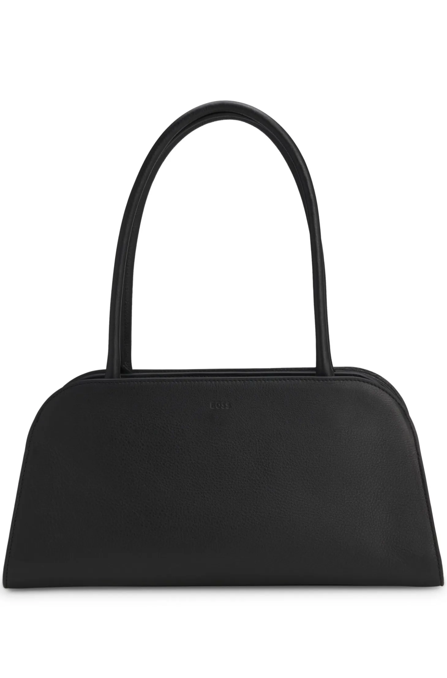 Ariell bowling bag in leather with Double B monogram
