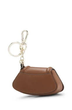 Ariell key ring with nappa-leather charm