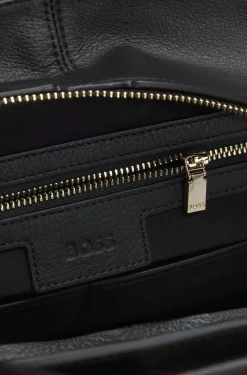 Ariell tote bag in leather with detachable strap