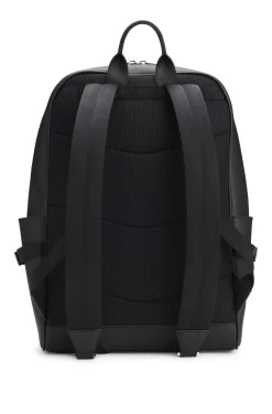 Backpack with foil-print logo