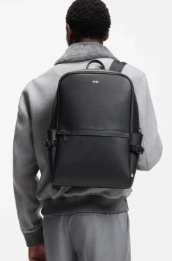 Backpack with foil-print logo