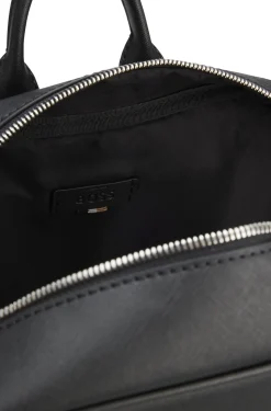 Backpack with foil-print logo