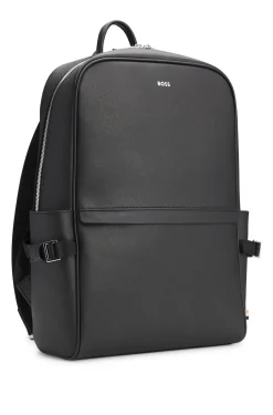 Backpack with foil-print logo