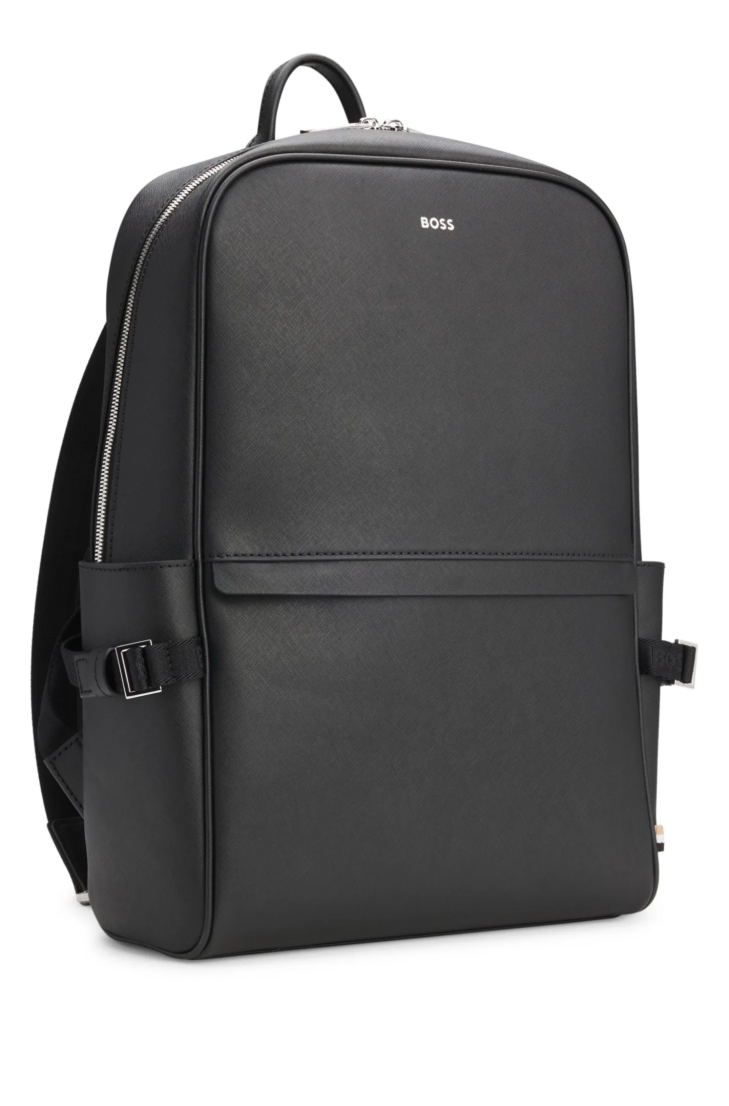 Backpack with foil-print logo