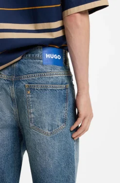 Baggy-fit jeans with worn-in details