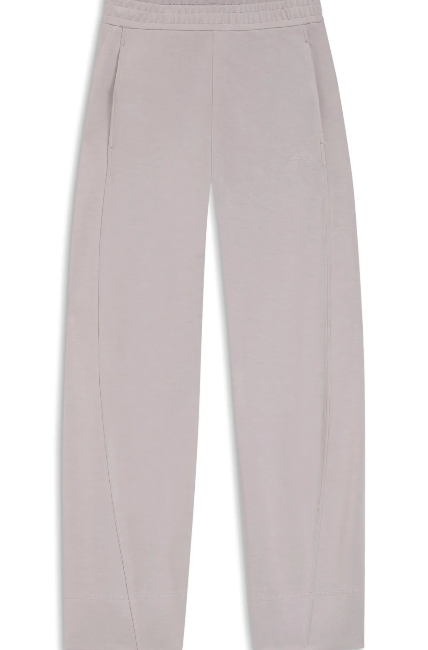 Balloon-fit tracksuit bottoms with logo embroidery