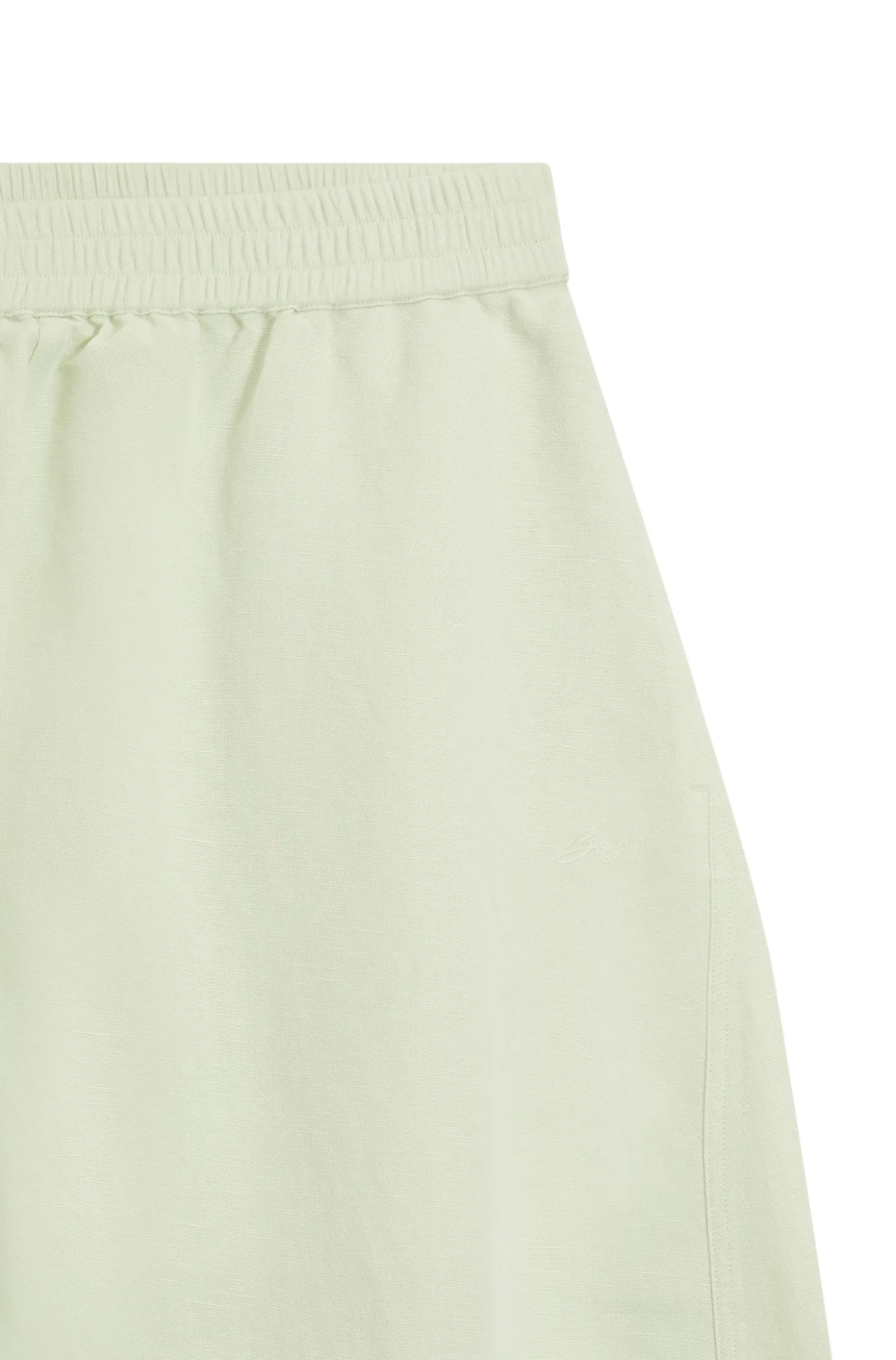 Balloon-leg trousers with elasticated waist