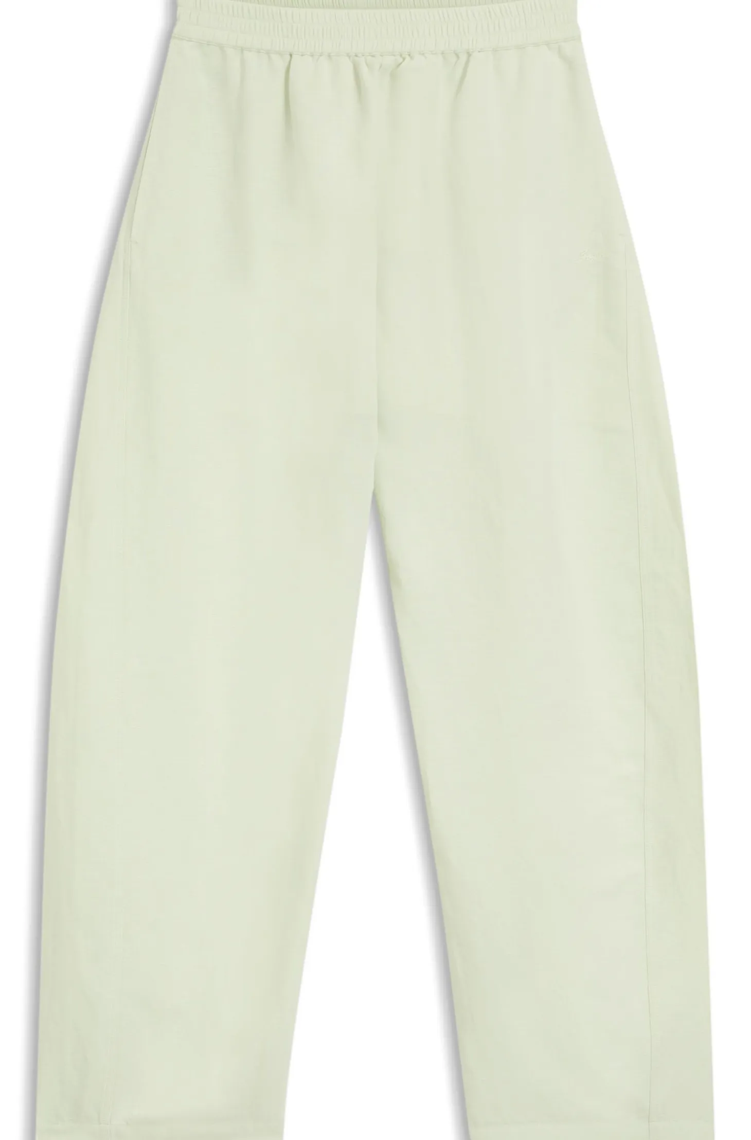 Balloon-leg trousers with elasticated waist