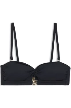 Bandeau bikini top with Double B monogram