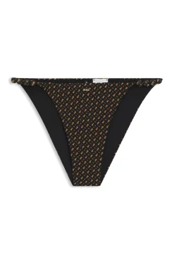 Bikini bottoms with monogram jacquard
