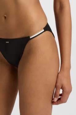 Bikini briefs with signature-stripe elastic