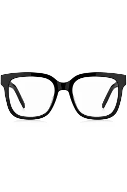 Black-acetate optical frames with Double B monogram