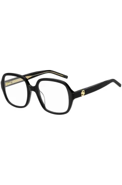 Black-acetate optical frames with Double B monogram