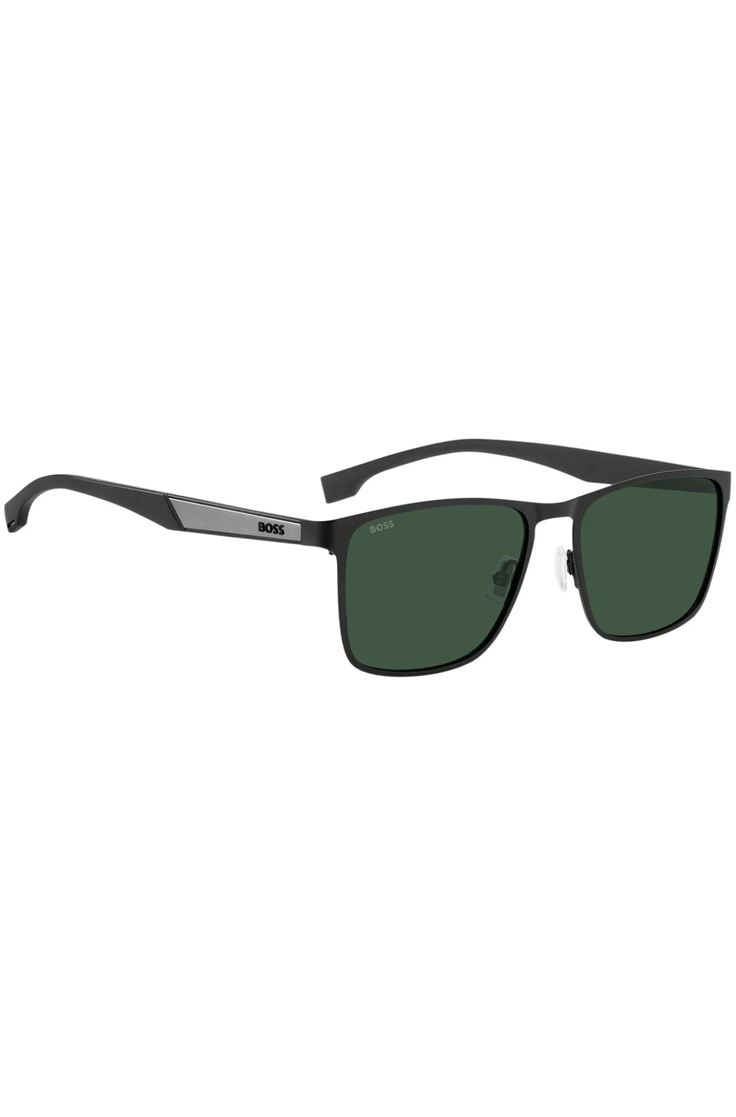 Black sunglasses with rubber temples
