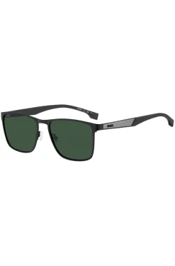 Black sunglasses with rubber temples
