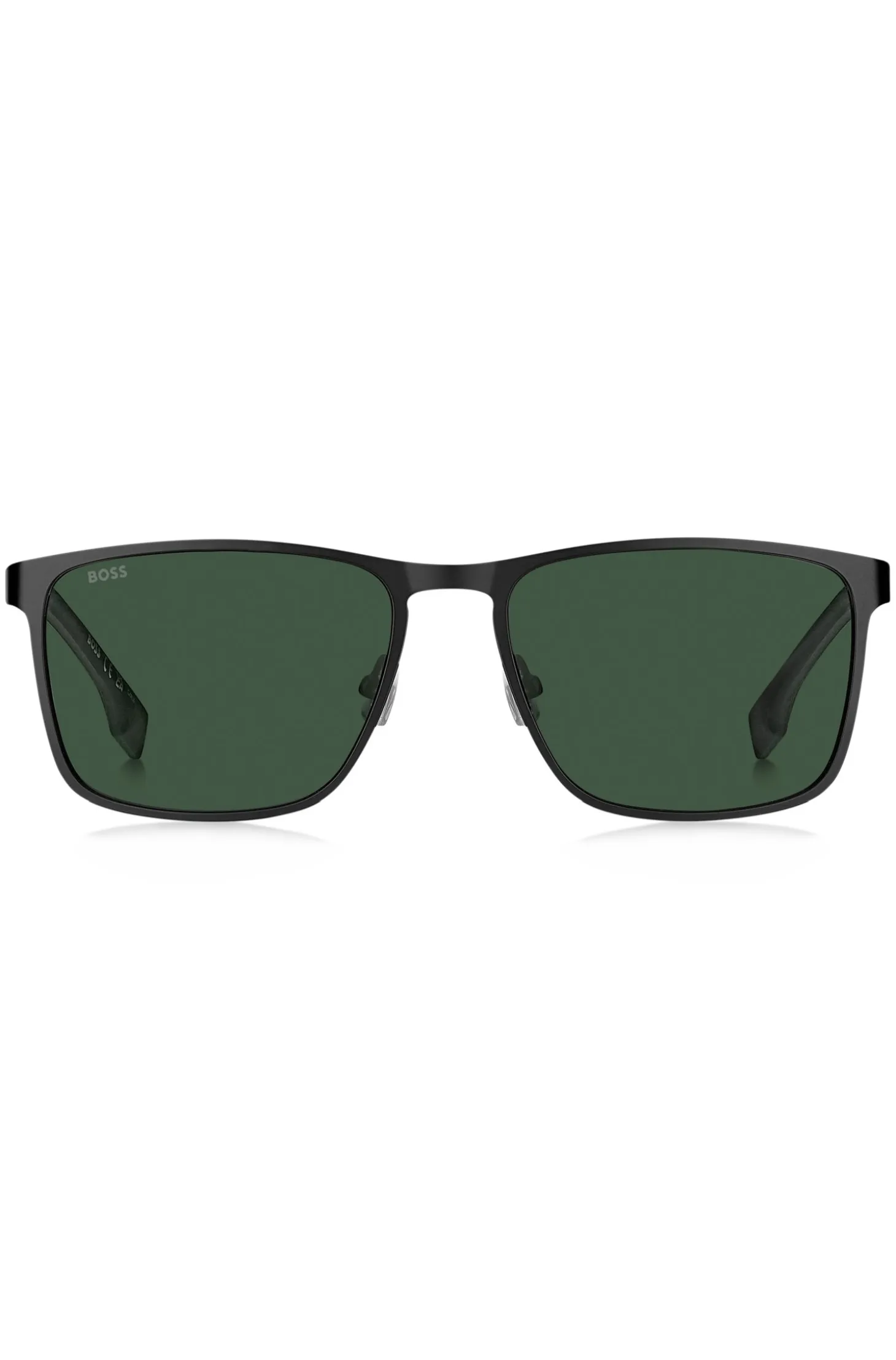 Black sunglasses with rubber temples